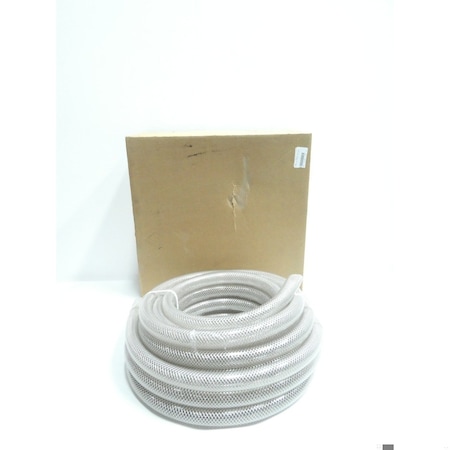 Finger Lake Extrusion BRAIDFLEX 70N PVC-FDA NSF-51 BRAID REINFORCED PVC HOSE 1IN 50FT 1-15/16IN FLEXIBLE TUBE AND HOSE 8470-2680